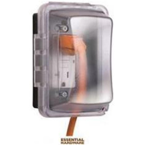 Switch On Electrical Box Cover, 1 Gang, Receptacle SW1638530